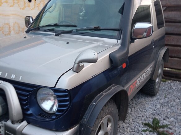 1998 Mitsubishi Pajero Mini I, синий, 300000 рублей