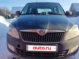 2011 Skoda Fabia II Рестайлинг, синий, 450000 рублей, вид 2