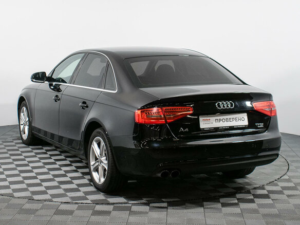 2012 Audi A4 IV (B8) Рестайлинг, чёрный - вид 2