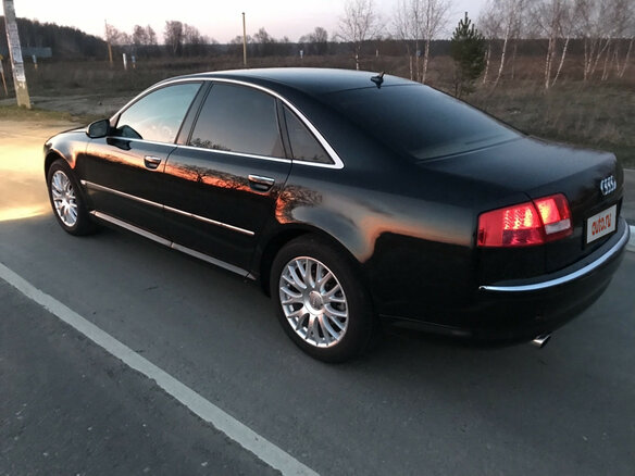 2006 Audi A8 II (D3) Рестайлинг, чёрный - вид 13