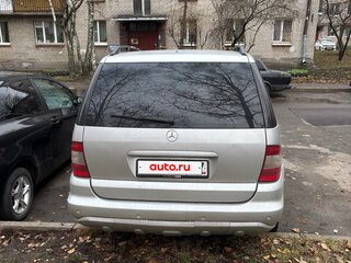 2002 Mercedes-Benz M-Класс 270 I (W163) Рестайлинг, серебристый, 780000 рублей, вид 4