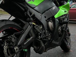 2011 Kawasaki ZX-10R Ninja, зелёный, 900000 рублей, вид 5