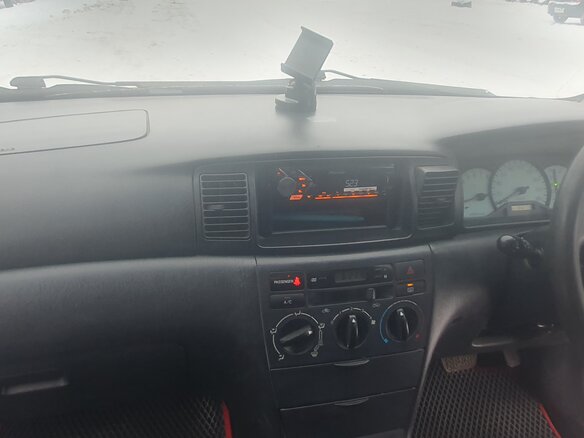 2002 Toyota Corolla Fielder IX (E120, E130), красный, 450000 рублей - вид 6