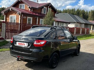2015 Lada (ВАЗ) Granta I, чёрный, 290000 рублей, вид 4