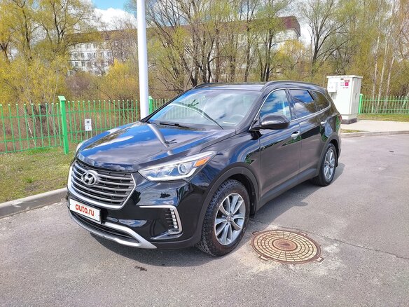 2018 Hyundai Santa Fe Grand III Рестайлинг, чёрный, 2106730 рублей - вид 5