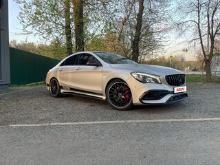 2017 Mercedes-Benz CLA AMG 45 AMG I (C117, X117) Рестайлинг, серебристый, 2650000 рублей, вид 1
