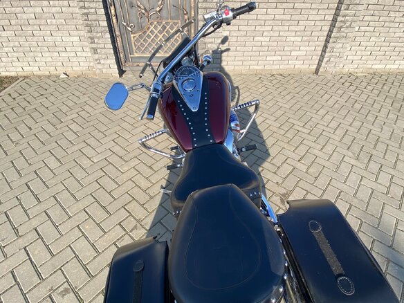 2006 Honda VTX 1300, красный, 580000 рублей - вид 13