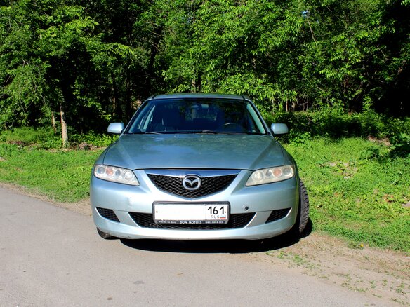 2004 Mazda 6 I (GG), серебристый, 349999 рублей