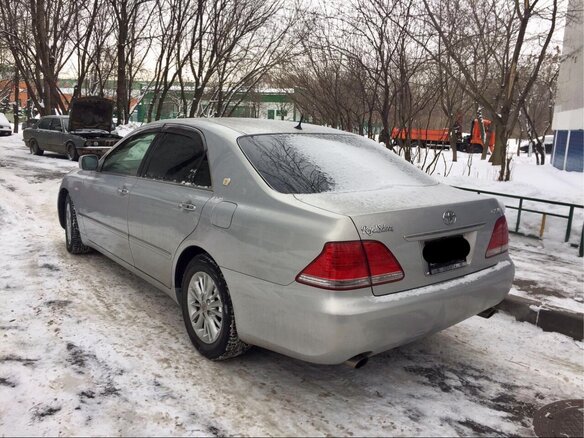 2005 Toyota Crown XII (S180), серебристый - вид 2