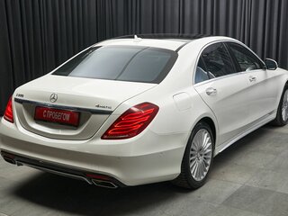 2015 Mercedes-Benz S-Класс 500 VI (W222, C217), белый, 3500000 рублей, вид 4