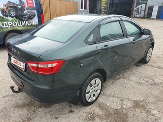 2016 Lada (ВАЗ) Vesta I, зелёный, 750000 рублей, вид 4