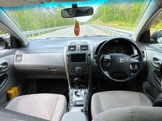 2007 Toyota Corolla Axio X (E140, E150), серебристый, 880000 рублей, вид 5