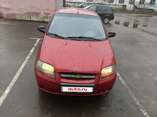 2007 Chevrolet Aveo I, красный, 220000 рублей, вид 1