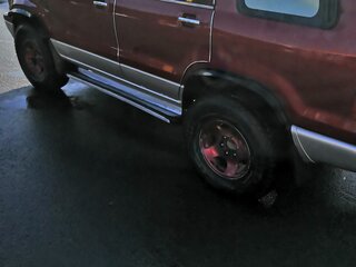 1996 Isuzu Bighorn II, красный, 1000000 рублей, вид 4