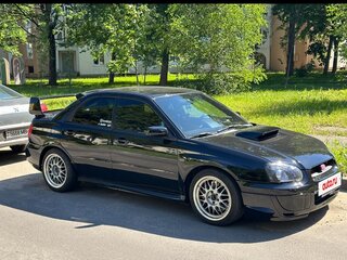 2005 Subaru Impreza WRX STi II Рестайлинг 1, чёрный, 2250000 рублей, вид 3