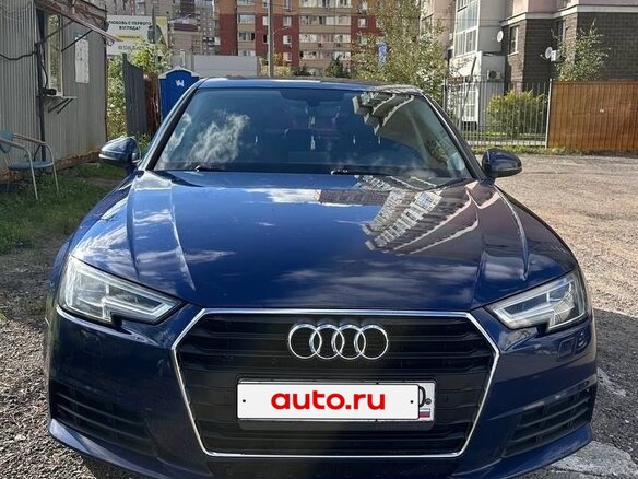 2017 Audi A4 V (B9), синий, 2050000 рублей - вид 1