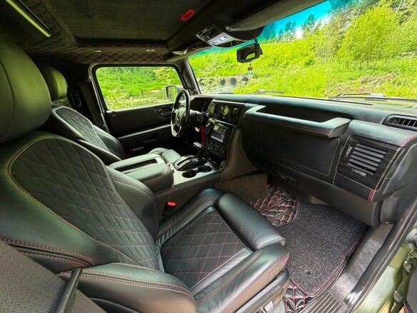 2008 Hummer H2 I Рестайлинг, зелёный, 5000000 рублей - вид 6