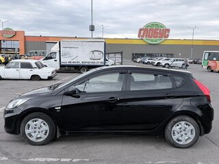 2014 Hyundai Solaris I, чёрный, 695000 рублей, вид 3