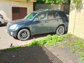 2008 Chery Tiggo (T11) I, зелёный, 350000 рублей, вид 4