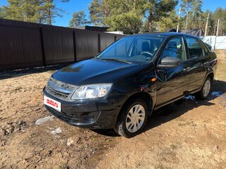 2015 Lada (ВАЗ) Granta I, чёрный, 350000 рублей, вид 1