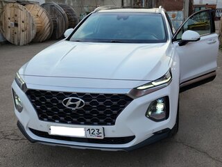 2019 Hyundai Santa Fe IV, белый, 3600000 рублей, вид 2