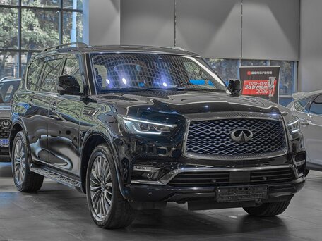 2019 Infiniti QX80 I Рестайлинг 2, чёрный, 3799000 рублей, вид 1
