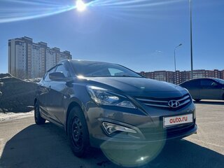 2016 Hyundai Solaris I Рестайлинг, серый, 890000 рублей, вид 4