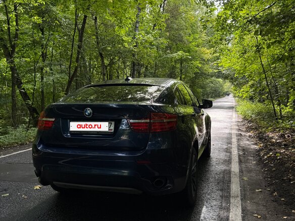2013 BMW X6 35i I (E71) Рестайлинг, синий, 1950000 рублей - вид 3
