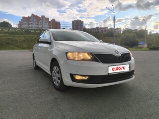 2018 Skoda Rapid I Рестайлинг, белый, 980000 рублей, вид 1
