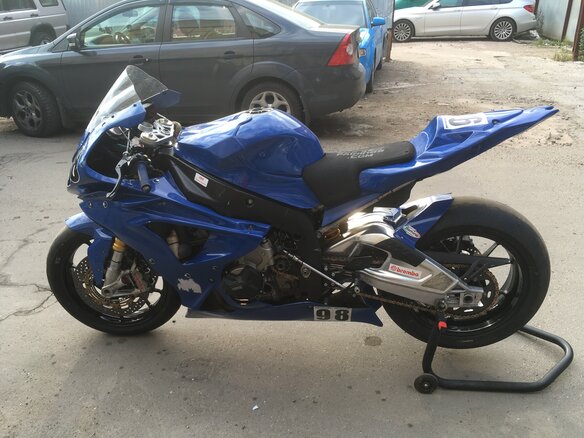 2012 BMW S 1000 RR, синий, 750000 рублей - вид 12