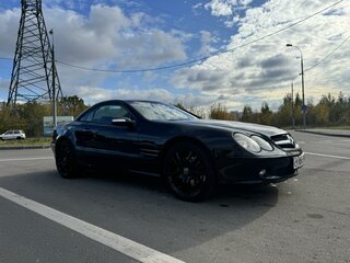2003 Mercedes-Benz SL-Класс 350 V (R230), чёрный, 1550000 рублей, вид 4