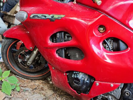 2003 Suzuki GSX 750F Katana, красный, 370000 рублей, вид 5
