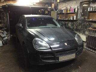 2004 Porsche Cayenne I (955), чёрный, 1150000 рублей, вид 4