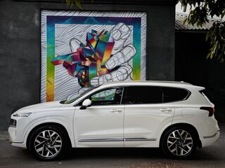 2021 Hyundai Santa Fe IV Рестайлинг, белый, 3550000 рублей, вид 3