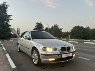2002 BMW 3 серии Compact 318i IV (E46) Рестайлинг, серебристый, 700000 рублей, вид 2