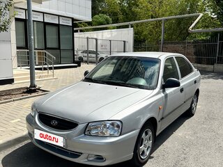 2003 Hyundai Accent ТагАЗ II, серебристый, 360000 рублей, вид 1