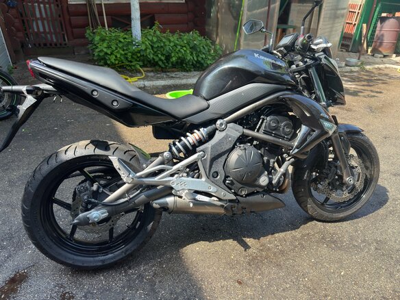 2010 Kawasaki ER-4N, чёрный, 385000 рублей - вид 2