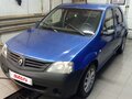 2005 Renault Logan I, синий, 220000 рублей