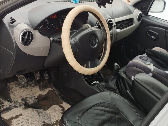 2015 Renault Logan I Рестайлинг, серый, 750000 рублей - вид 5