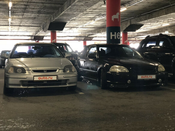 1995 Honda Civic VI, чёрный - вид 13