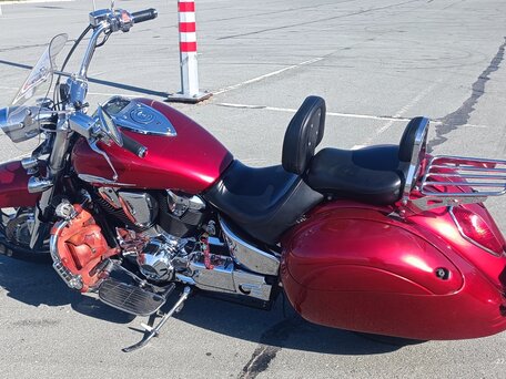 2005 Honda VTX 1800, красный, 800000 рублей, вид 2