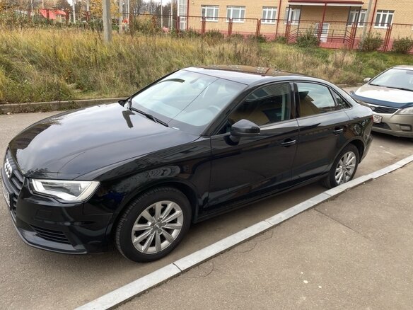 2014 Audi A3 III (8V), чёрный