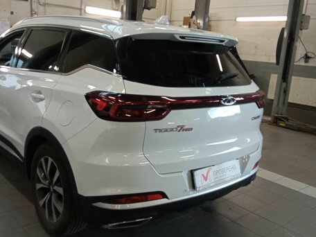 2022 Chery Tiggo 7 Pro I, белый, 1480000 рублей, вид 4