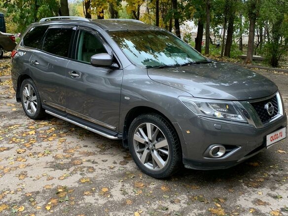 2014 Nissan Pathfinder IV, серый, 1750000 рублей - вид 2