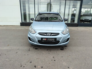 2011 Hyundai Solaris I, синий, 506000 рублей, вид 2