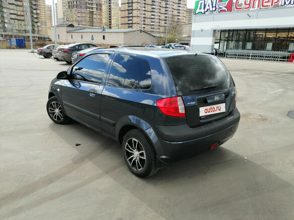2007 Hyundai Getz I Рестайлинг, серый - вид 6