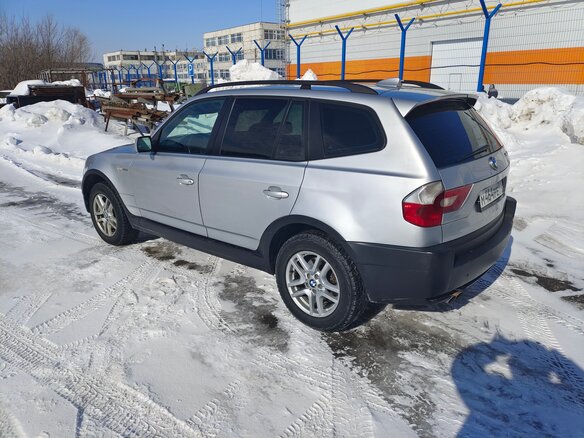 2004 BMW X3 25i I (E83), серебристый, 635000 рублей - вид 5