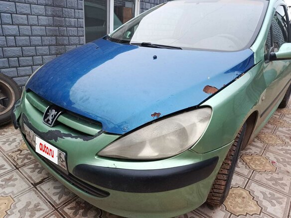 2002 Peugeot 307 I, зелёный, 150000 рублей - вид 5