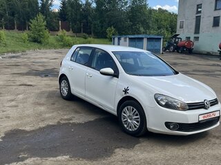 2012 Volkswagen Golf VI, белый, 680000 рублей, вид 4