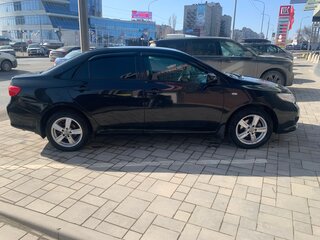 2009 Toyota Corolla X (E140, E150), чёрный, 899000 рублей, вид 3